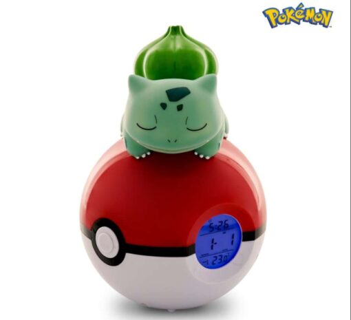 Pokemon Bulbasaur Pokeball Lampada Sveglia Teknofun