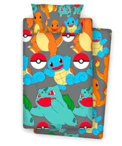 Pokemon Fogli Set Letto 90cm Nintendo