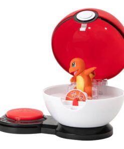 Pokémon Surprise Attack Game Charmander con Poké Ball vs. Riolu con Repeat Ball