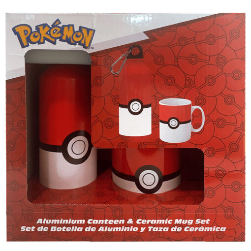 Pokemon Tazza + Aluminium Bottiglia Set Bambino Licensing