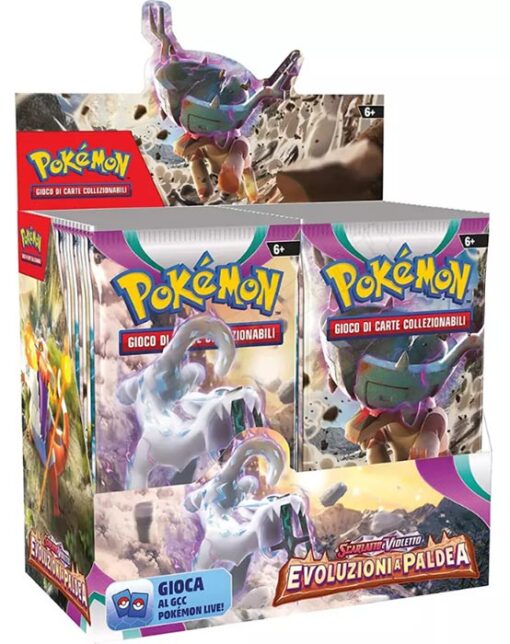 Pokémon TCG Scarlatto & Violetto Evoluzioni a Paldea Box da 36 Buste (ITA)