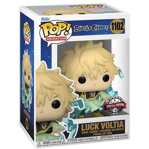 Pop Figura Black Clover Luck Voltia Esclusiva Funko