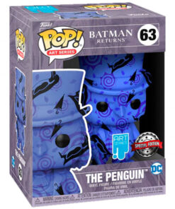 Pop Figura Dc Comics Batman Return The Penguin Artist + Case Esclusiva Funko