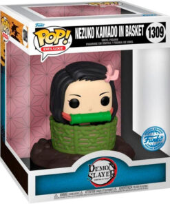 Pop Figura Deluxe Demon Slayer Kimetsu No Yaiba Nezuko Kamado In Basket Esclusiva Funko