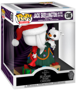 Pop Figura Deluxe Disney Nightmare Before Natale 30th Anniversary Jack Skellington E Zero Funko