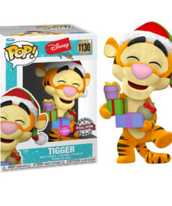 Pop Figura Disney Holiday Tigger Flocked Esclusiva Funko