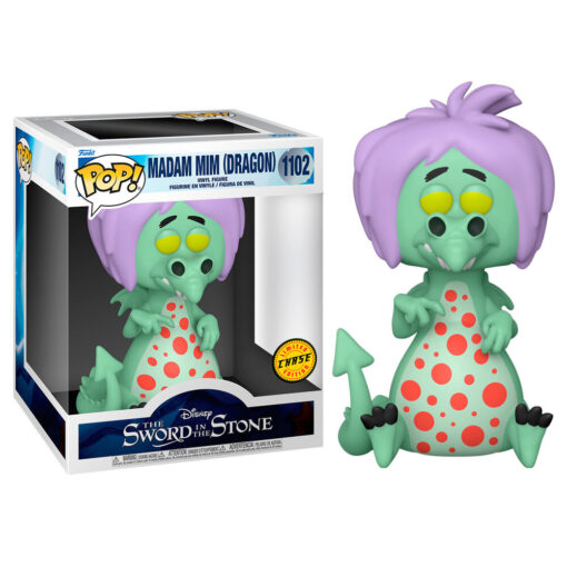 Pop Figura Disney La Spada Nella Roccia Mim As Dragon Chase 15cm Funko