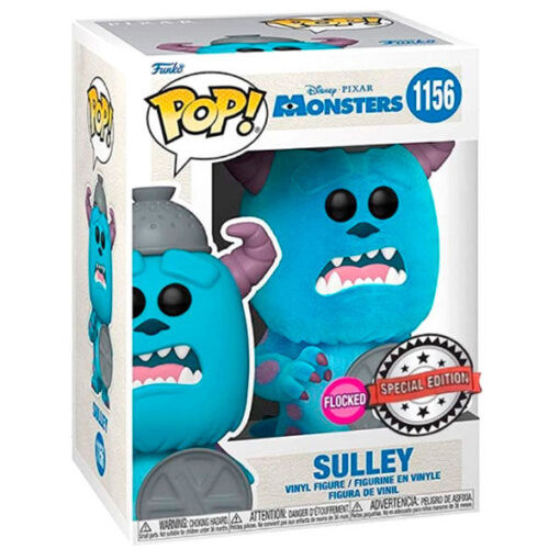 Pop Figura Disney Monsters Inc 20th Sulley Flocked Esclusiva Funko