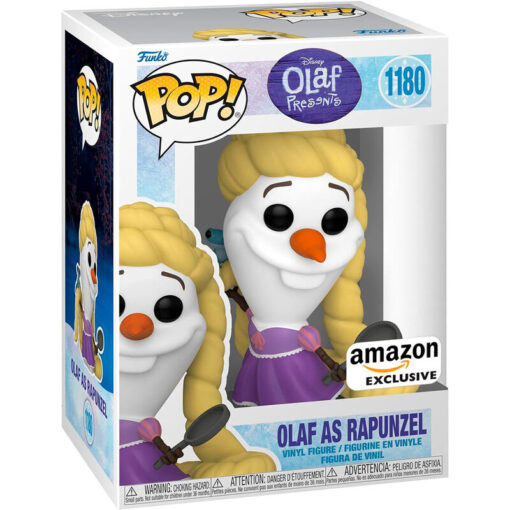 Pop Figura Disney Olaf Present Olaf As Rapunzel Esclusiva Funko