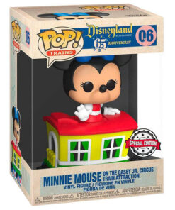 Pop Figura Disney Train Casey Jr- Minnie In Car 6 Esclusiva Funko