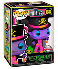 Pop Figura Disney Villains Dr. Facilier Black Light Esclusiva Funko