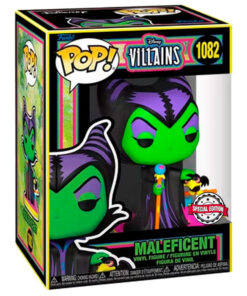 Pop Figura Disney Villains Maleficent Black Light Esclusiva Funko