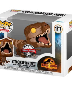 Pop Figura Jurassic World 3 Atrociraptor Red Esclusiva Funko