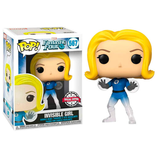 Pop Figura Marvel Fantastic Four Invisible Girl Esclusiva Funko