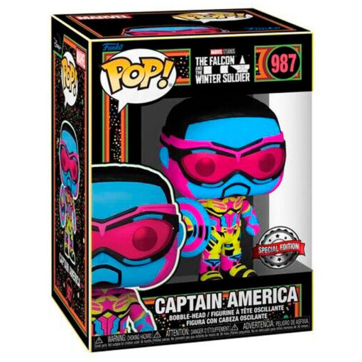 Pop Figura Marvel The Falcon Winter Soldier Capitan America Esclusiva Funko