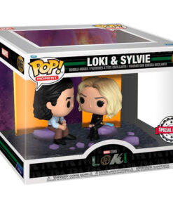 Pop Figura Moment Marvel Loki - Loki E Sylvie Esclusiva Funko