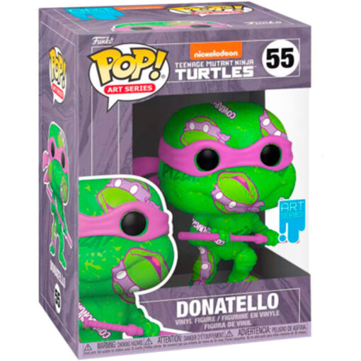 Pop Figura Ninja Turtles Donatello Artist + Case Esclusiva Funko