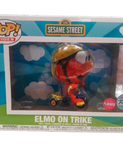 Pop Figura Rider Sesame Street Elmo On Trike Esclusiva Funko