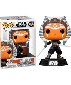 Pop Figura Star Wars Mandalorian Ahsoka Con Sabers Funko