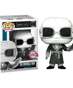 Pop Figura Universal Monsters Invisible Man Black E White Esclusiva Funko