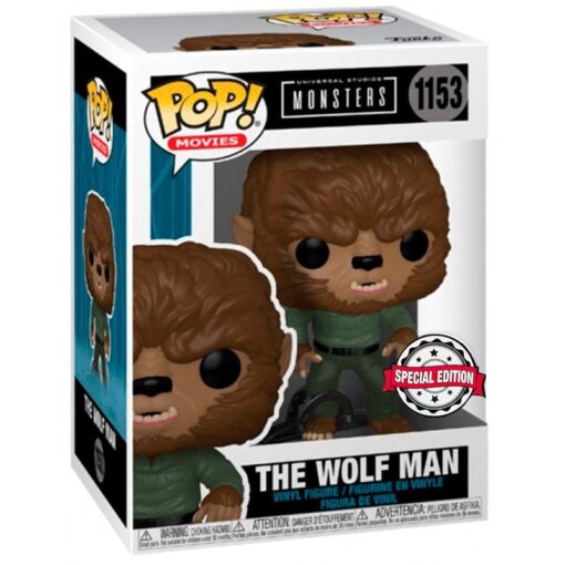 Pop Figura Universal Monsters The Wolf Man Esclusiva Funko