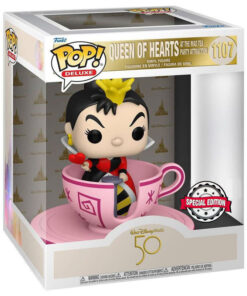 Pop Figura Walt Disney World 50th Queen Of Hearts In Tecup Esclusiva Funko