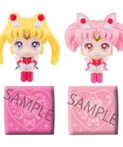 Pretty Guardian Salior Moon Look Up Pvc Statuas Super Sailor Moon & Super Sailor Chibi Moon Ltd Ver. 11 Cm Megahouse