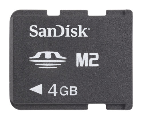 PSP GO!SANDISK MEMORY STICK MICRO M2 4GB CARD/HARD DISK CONSOLE - MEMORIE