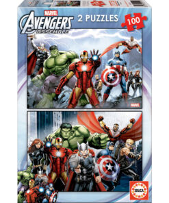 Puzzles Vengadores Avengers Marvel 2x100 Educa Borras