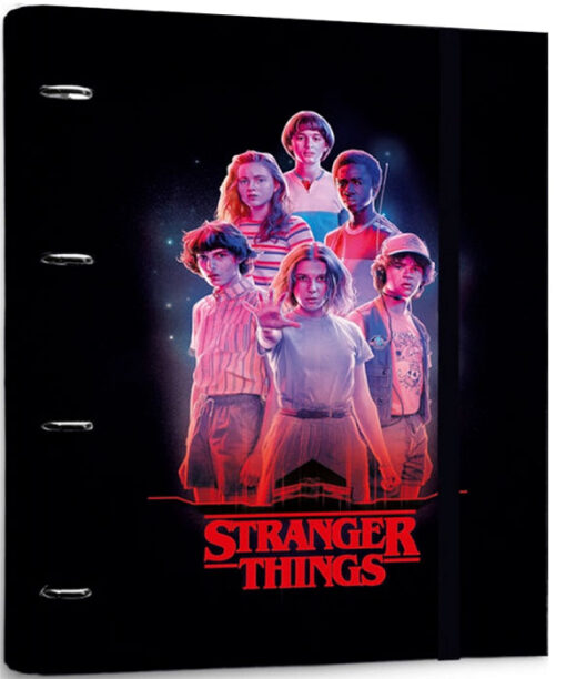 RACCOGLITORE AD ANELLI PREMIUM A4 STRANGER THINGS TV SERIES - CANCELLERIA/SCUOLA