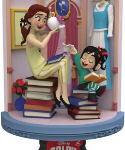 Ralph 2 Statua Belle & Vanellope D-Stage Diorama Figura 15 cm Beast Kingdom