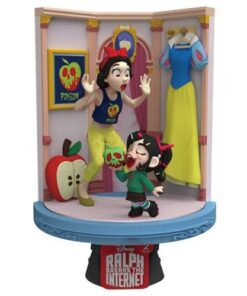 Ralph 2 Statua Biancaneve & Vanellope D-Stage Diorama Figura 16 cm Beast Kingdom