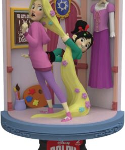 Ralph 2 Statua Rapunzel & Vallenope D-Stage Diorama Figura 16 cm Beast Kingdom