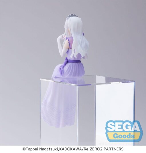 Re Zero Emilia Party Pm Perching Figura Figura Sega