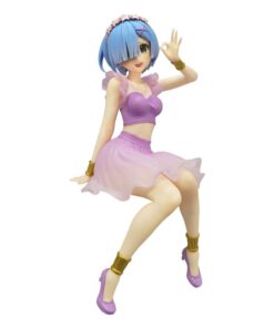 Re:zero Noodle Stopper Pvc Statua Rem Twinkle Party 14 Cm Furyu