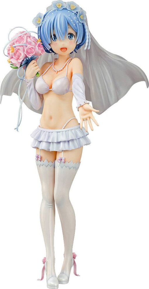 Re:zero -starting Life In Another World- Pvc Statua 1/7 Rem Wedding Ver. 22 Cm Phat!