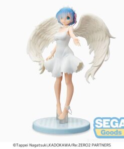 Re: Zero Starting Life In Another World Spm Pvc Statua Rem Demon Angel Ver. 21 Cm Sega