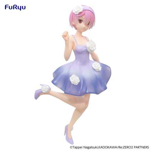 Re:zero Trio-try-it Bunnies Pvc Statua Ram Flower Dress 21 Cm Furyu