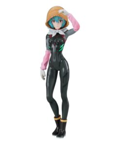 Rebuild Of Evangelion Pop Up Parade Pvc Statua Rei Ayanami Tentative Name Farming Ver. 17 Cm Good Smile Company