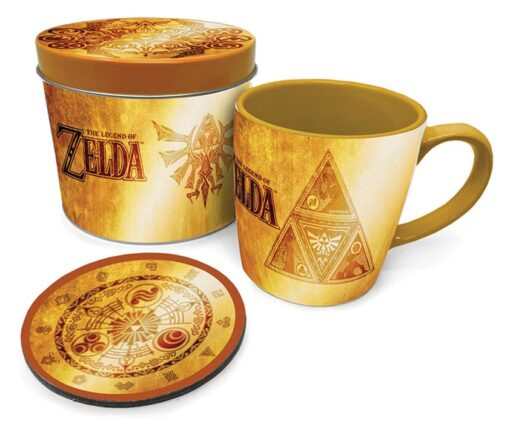 Regalo Tazza Tin Set The Legend Of Zelda Videogames - Gadget