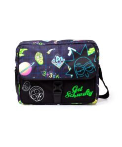 Rick E Morty - Borsa a Tracolla con Stampa Floccata Space Aop Difuzed