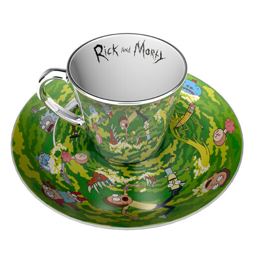 Rick E Morty - Mirror Tazza & Set Di Piatti - Portal