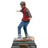 Ritorno al Futuro 2 Figura Marty Mcfly Hoverboard 20 cm Iron Studios