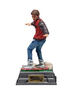 Ritorno al Futuro 2 Figura Marty Mcfly Hoverboard 20 cm Iron Studios