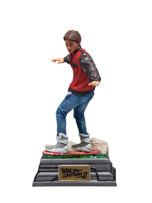 Ritorno al Futuro 2 Figura Marty Mcfly Hoverboard 20 cm Iron Studios