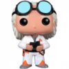 Ritorno al Futuro Pop! Movies Figure in Vinile Dr Emmet Brown 9 cm Funko