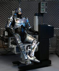 Robocop Action Figura Ultimate Battle Damaged Robocop Con Chair 18 Cm Neca