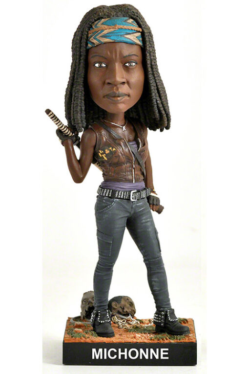 ROYAL BOBBLES THE WALKING DEAD MICHONNE BOBBLEHEAD HEADKNOCKER