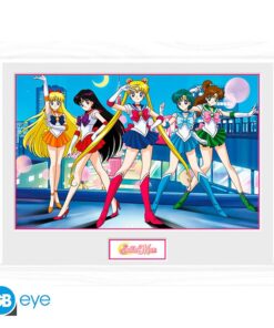 SAILOR MOON - Framed print "Group" (30x40) x2 (white frame)