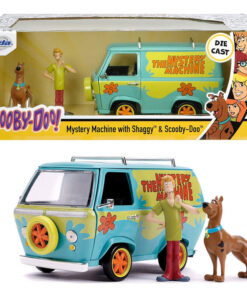 Scooby Doo Mistery Machine Van + Scooby Doo E Shaggy Figures Set Jada Toys